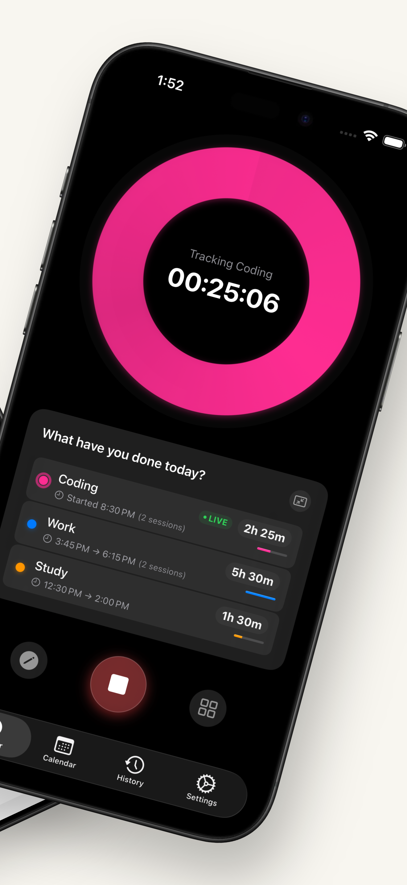 Simple Time - Beautiful activity charts